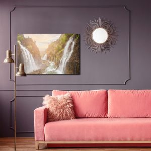 Peinture sur toile Vue 3D Des Belles Cascades – Image 4