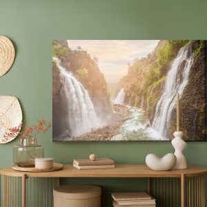 Peinture sur toile Vue 3D Des Belles Cascades – Image 5