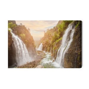 Peinture sur toile Vue 3D Des Belles Cascades – Image 2