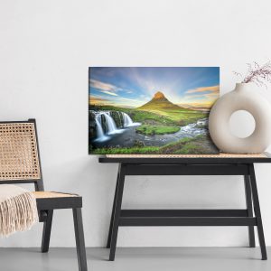 Peinture sur toile Une Cascade Sur Fond De Montagne Kirkjufell En Islande – Image 6