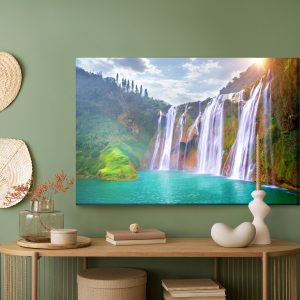 Peinture sur toile Cascade De Jiulong En Chine – Image 5