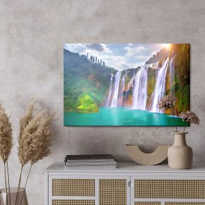 Peinture sur toile Cascade De Jiulong En Chine – Image 3