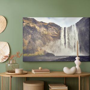 Peinture sur toile Cascade De Skogafoss En Islande – Image 5
