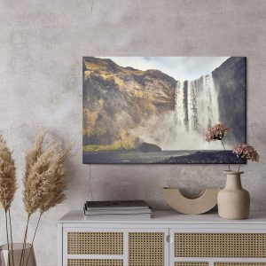 Peinture sur toile Cascade De Skogafoss En Islande – Image 3