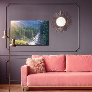 Peinture sur toile Cascade De Krimml En Autriche – Image 4