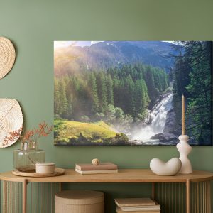 Peinture sur toile Cascade De Krimml En Autriche – Image 5
