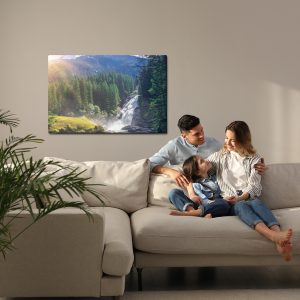 Peinture sur toile Cascade De Krimml En Autriche – Image 7