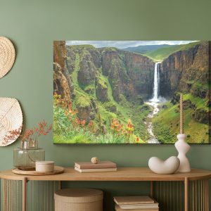 Peinture sur toile La Cascade Majestueuse Au Lesotho – Image 5