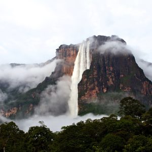 Peinture sur toile Angel Waterfall Jump Au Venezuela – Image 1