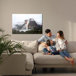 Peinture sur toile Angel Waterfall Jump Au Venezuela – Image 7