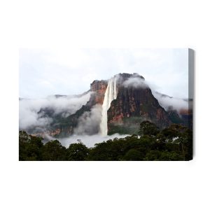 Peinture sur toile Angel Waterfall Jump Au Venezuela – Image 2
