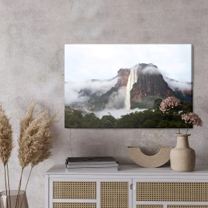 Peinture sur toile Angel Waterfall Jump Au Venezuela – Image 3