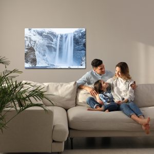 Peinture sur toile Cascade En Hiver – Image 7