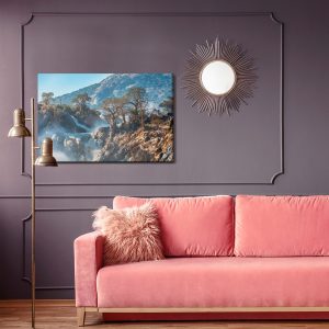 Peinture sur toile Arbres À La Cascade – Image 4