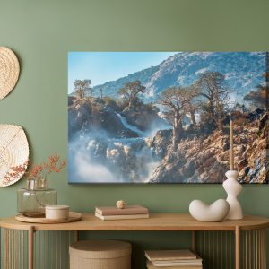 Peinture sur toile Arbres À La Cascade – Image 5