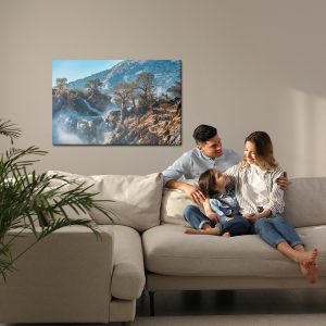 Peinture sur toile Arbres À La Cascade – Image 7