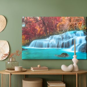 Peinture sur toile Cascade D'automne En Thaïlande – Image 5