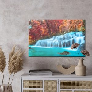 Peinture sur toile Cascade D'automne En Thaïlande – Image 3