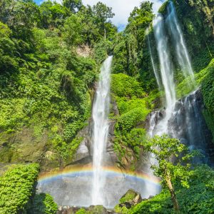 Peinture sur toile Cascade De Sekumpul À Bali – Image 1