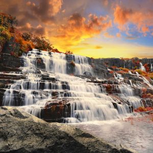 Peinture sur toile Cascade De Pongour Au Vietnam – Image 1