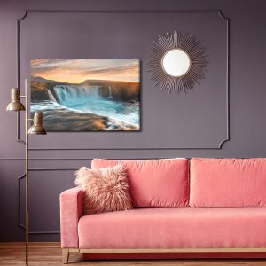 Peinture sur toile La Cascade Majestueuse En Islande – Image 4