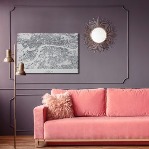 Peinture sur toile La Carte De Londres – Image 4