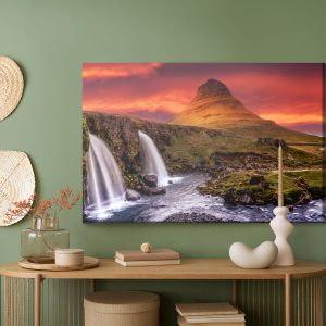 Peinture sur toile Cascade De Kirkjufellsfoss En Islande – Image 5