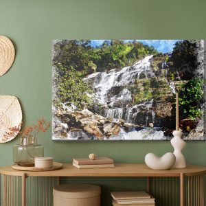 Peinture sur toile Une Cascade Dans Une Édition Artistique – Image 5