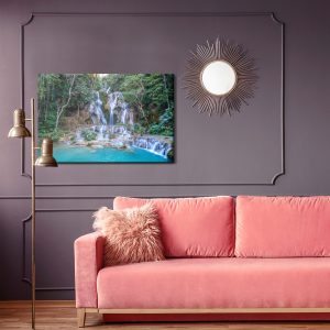 Peinture sur toile Belle Cascade De Kuang Si Au Laos – Image 4