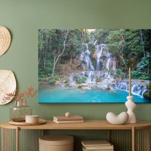 Peinture sur toile Belle Cascade De Kuang Si Au Laos – Image 5