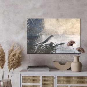 Peinture sur toile Feuilles De Palmier Vintage – Image 3