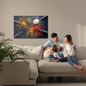 Peinture sur toile Épices Colorées Sur Des Cuillères – Image 7