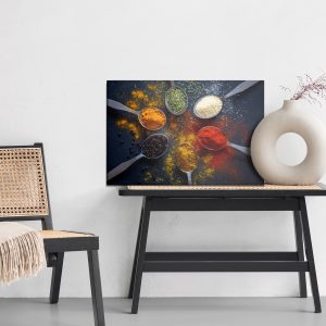 Peinture sur toile Épices Colorées Sur Des Cuillères – Image 6