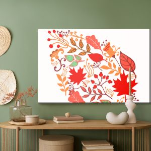 Peinture sur toile Feuilles D'automne Colorées – Image 5