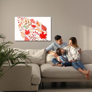 Peinture sur toile Feuilles D'automne Colorées – Image 7