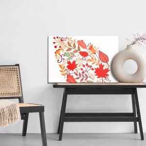 Peinture sur toile Feuilles D'automne Colorées – Image 6