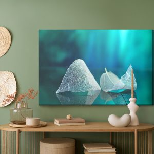 Peinture sur toile Feuilles À L'échelle Macro Avec Un Effet 3D – Image 5