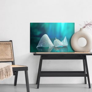 Peinture sur toile Feuilles À L'échelle Macro Avec Un Effet 3D – Image 6