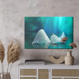 Peinture sur toile Feuilles À L'échelle Macro Avec Un Effet 3D – Image 3