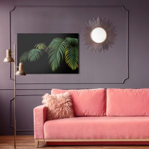 Peinture sur toile Feuilles De Palmiers Tropicaux – Image 4