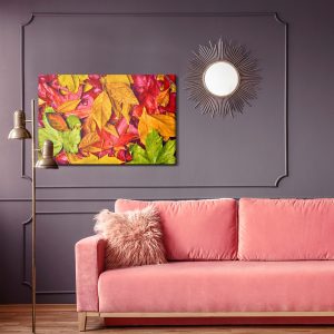 Peinture sur toile Feuilles Aux Couleurs D'automne – Image 4