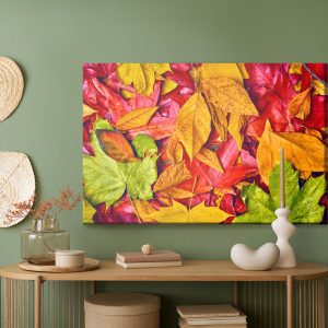 Peinture sur toile Feuilles Aux Couleurs D'automne – Image 5