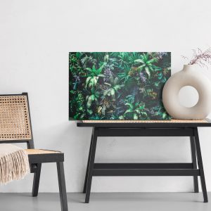 Peinture sur toile Un Jardin Plein De Feuilles Et De Fleurs Tropicales – Image 6