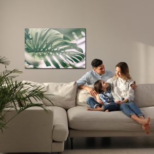 Peinture sur toile Feuille De Monstera Se Bouchent – Image 7