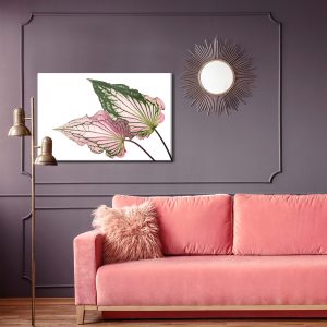 Peinture sur toile Feuilles De Caladium En Gros Plan – Image 4