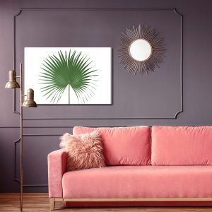 Peinture sur toile Feuille Verte – Image 4