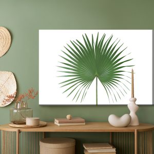Peinture sur toile Feuille Verte – Image 5