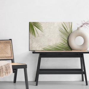 Peinture sur toile Feuilles De Palmier Sur Fond De Béton – Image 6