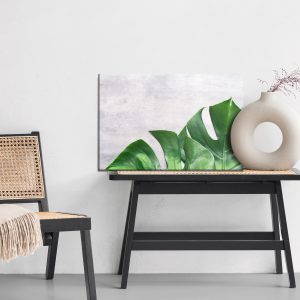 Peinture sur toile Feuilles De Monstera Sur Fond De Béton – Image 6