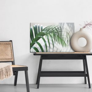 Peinture sur toile Feuille De Palmier Verte Avec Effet 3D – Image 6
